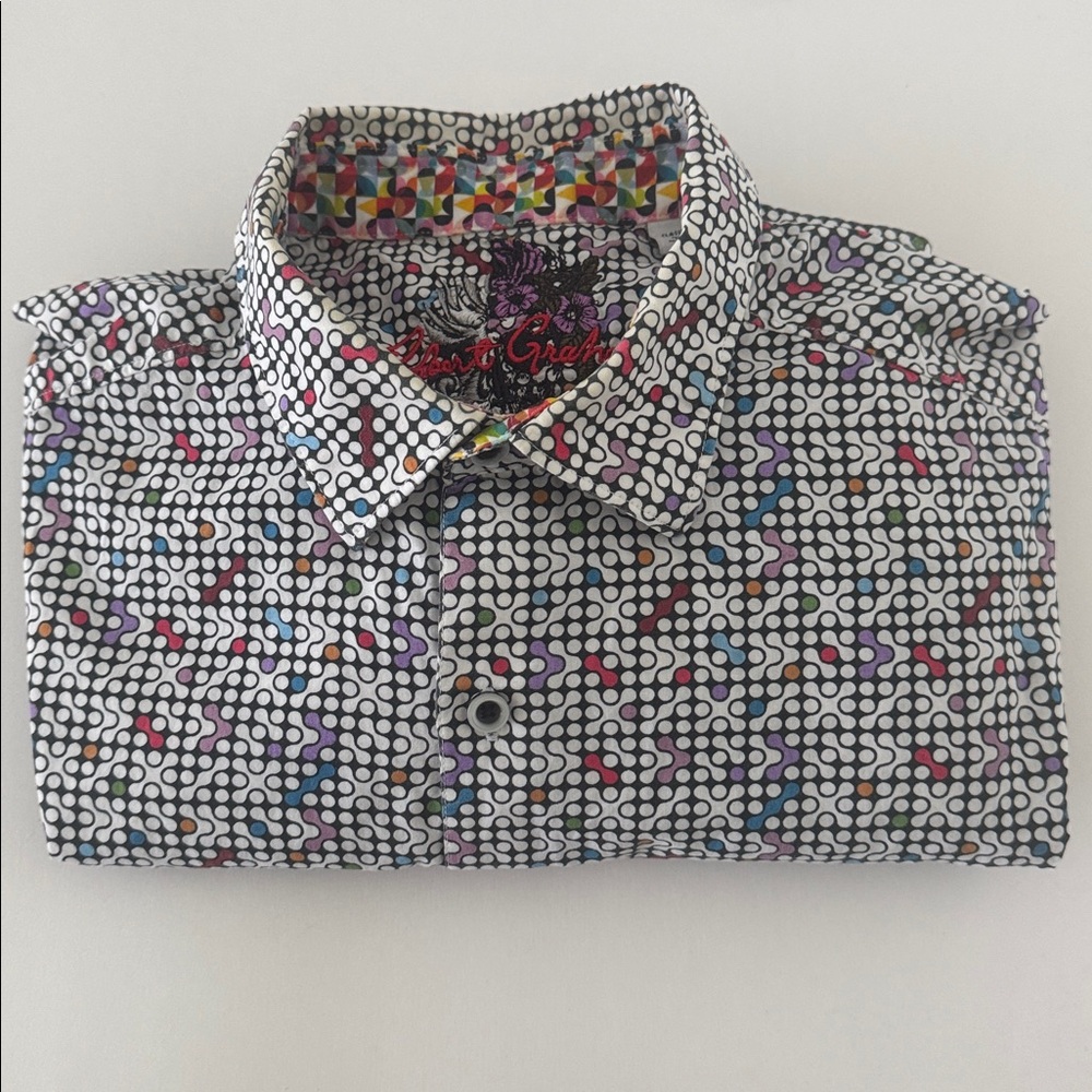 Robert Graham Multicolor Patterned Button Down Sh… - image 3